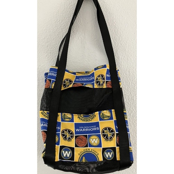 Golden State Warriors NBA Fan Mesh Tote Bag - Picture 1 of 7